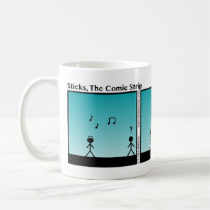 Rolig hörlurarStickman mugg - 015
