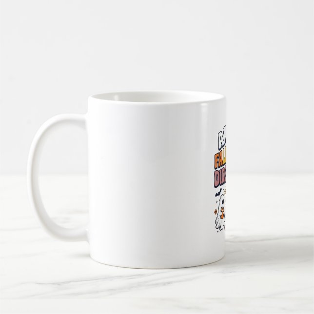 Rolig Höst Halloween Lärare Spöke Anvisningar Shir Kaffemugg (Vänster)