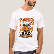 Rolig höst Halloween PSL grafisk t-shirt