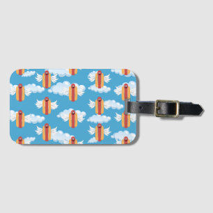 Rolig Hot Dog Emoji Betydelse Mat Humor Emojis Skä Bagagebricka