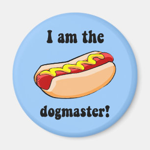 Rolig hotdog magnet