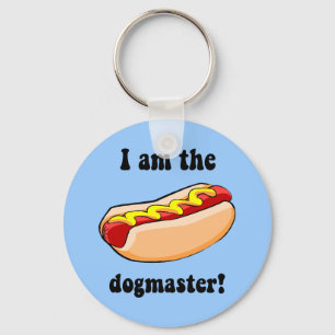 Rolig hotdog nyckelring