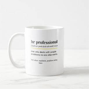 Rolig HR-definitionspresent Kaffemugg