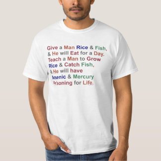 Rolig humor för fisk för Demotivational Proverbris T-shirt