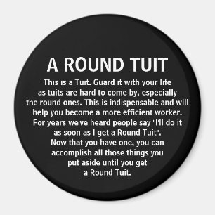 Rolig humor för förhalarekontorsmedarbetare magnet