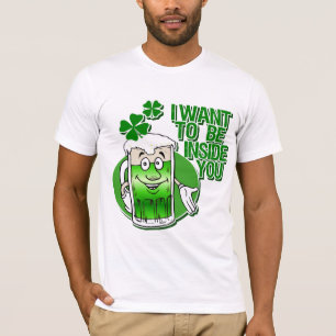 Rolig humor för irländaregröntöl t-shirt