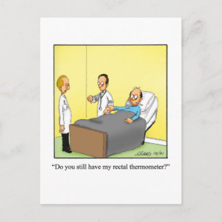 Rolig Humor Postkort för Snabb Återhämtning Vykort