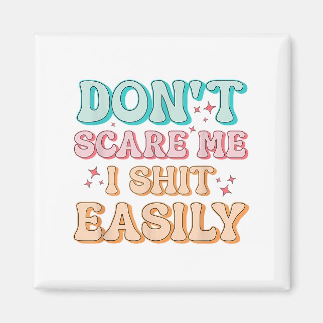 Rolig humor Sarcastic Quote _ Retar mig inte jag l Magnet (Framsidan)