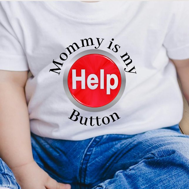 Rolig humor Sött bebisnamn Mamma Anpassad typograf T Shirt (Custom Name Cute Funny Mommy and Me Toddler T-shirt)