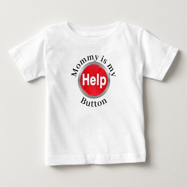 Rolig humor Sött bebisnamn Mamma Anpassad typograf T Shirt (Framsida)