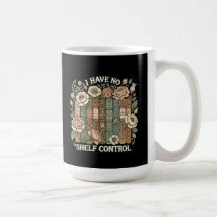 Rolig humoristisk bokälskare kaffemugg