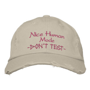 Rolig Humoristisk Broderad Keps
