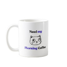 Rolig Humoristisk Morgon Katt