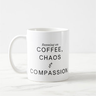 Rolig Humoristisk Sjuksköterska Kaffe och Medkänsl Kaffemugg