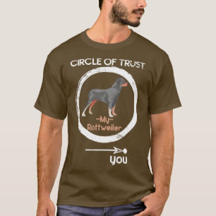 Rolig hund ägare Gift Pet Rottweiler T Shirt