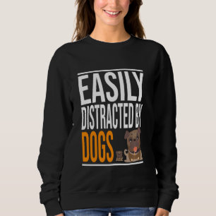 Rolig hund Älskare Cute Pappa Pug Hund och lilla H T Shirt
