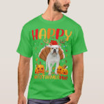 Rolig hund Älskare Lycklig American Bulldog HelloT T Shirt<br><div class="desc">Rolig hund Älskare American Bulldog HelloTackMas.</div>