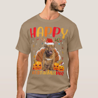 Rolig hund Älskare Lycklig Dogue de Bordeau Hund H T Shirt