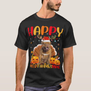 Rolig hund Älskare Lycklig Dogue de Bordeaux Hund  T Shirt