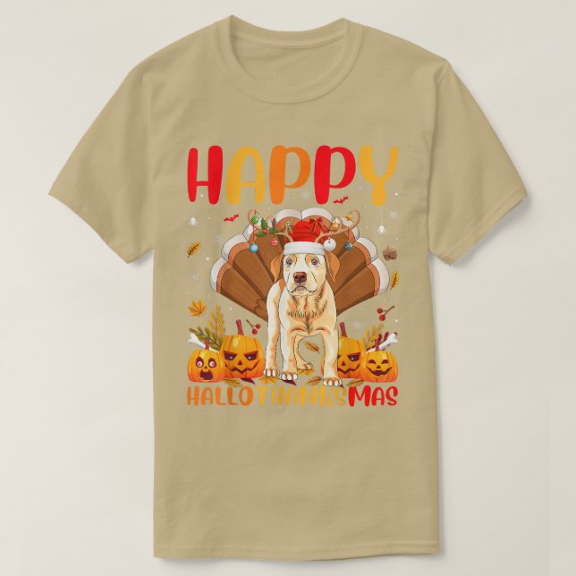 Rolig hund Älskare Lycklig Labrador Retriever Hund T Shirt (Design framsida)