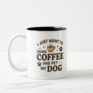 Rolig hund Älskare Mugg Hund Mamma Hund Pappa