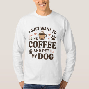 Rolig hund Älskare Mugg Hund Mamma Hund Pappa T Shirt