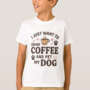 Rolig hund Älskare Mugg Hund Mamma Hund Pappa T Shirt