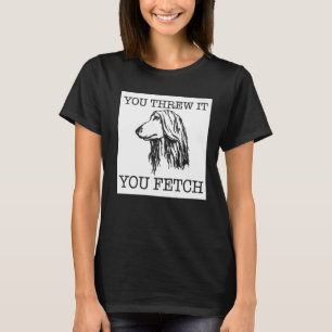 Rolig hund älskare-presentpremie för afghanskt pun t shirt
