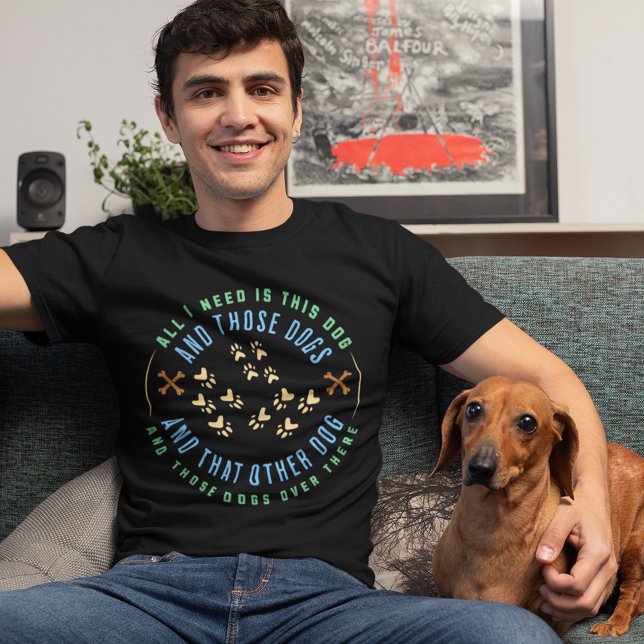 Rolig hund Älskare T Shirt (Skapare uppladdad)