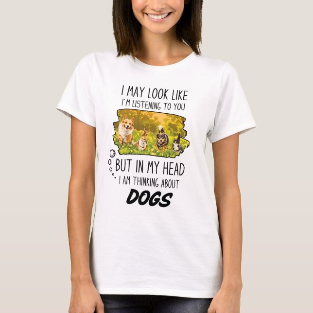 Rolig hund Älskare T Shirt (Framsida)