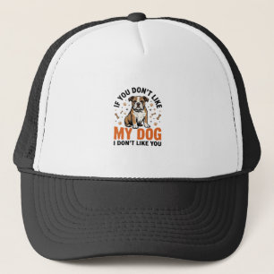 Rolig Hund Älskare Vintage Valp Citat T-Shirt Desi Keps