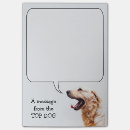 Rolig hund anpassningsbar som Posta-Det noterar Post-it Block