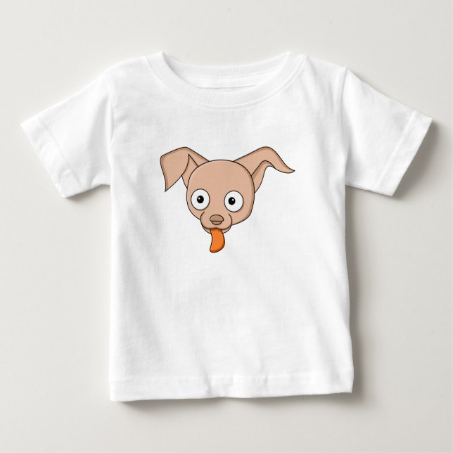 Rolig hund Ansikte Hund älskare Gift T-Shirt (Framsida)