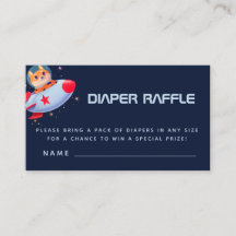 Rolig hund astronaut-raketen Raffle Raffle