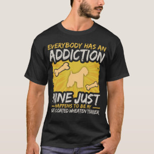 Rolig hund böjelse för mjuk bestruken Wheaten T Shirt