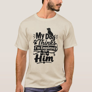 Rolig Hund Chef Grafisk Husdjur Älskare Humor T Shirt