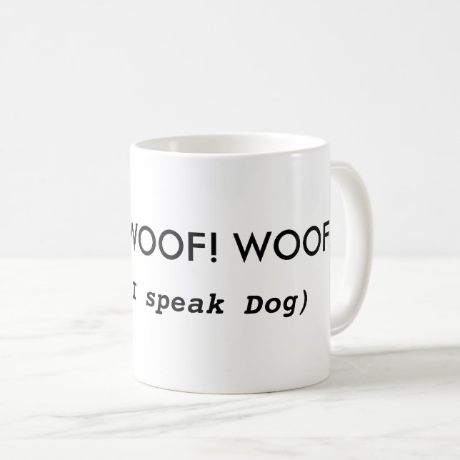 Rolig hund citationsteckenkaffemugg kaffemugg (Framsida höger)