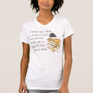 Rolig hund citationsteckenskjorta för människor tee shirt