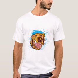 Rolig hund Cute T Shirt