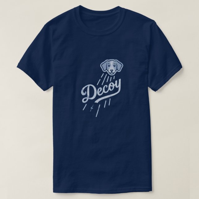 Rolig hund decoy t shirt (Design framsida)
