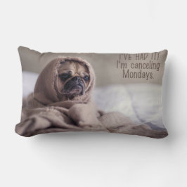 Rolig hund dekorativ kudde