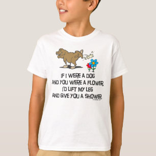Rolig hund Dikt T Shirt