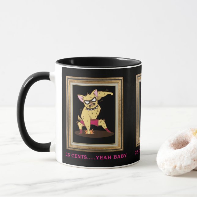 Rolig hund Dogecoin Mugg (Med munk)