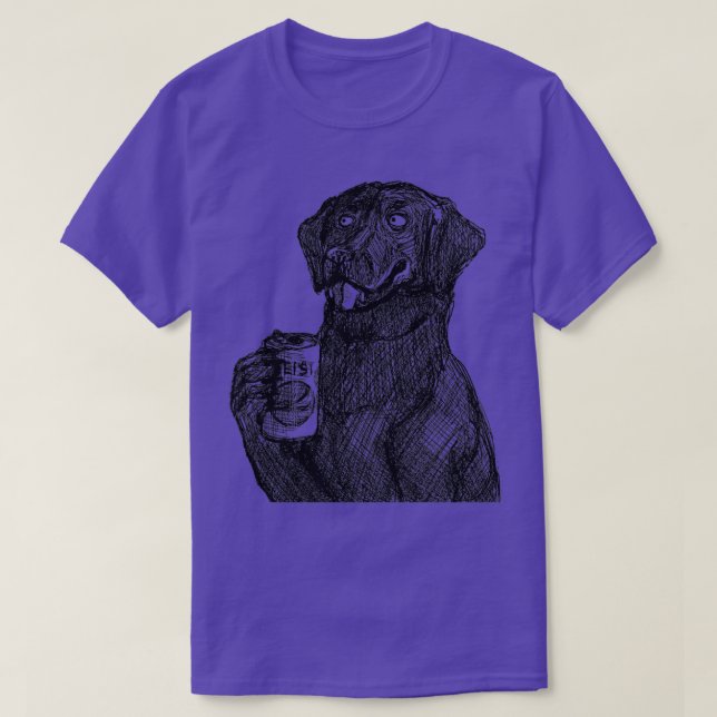 Rolig hund Eat A P epsi T Shirt (Design framsida)