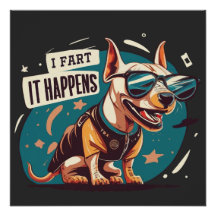 Rolig hund Fart Det händer