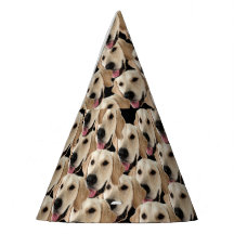 Rolig hund Födelsedagsfest Anpassningsbar Ansikte