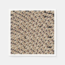 Rolig hund Födelsedagsfest Anpassningsbar Ansikte