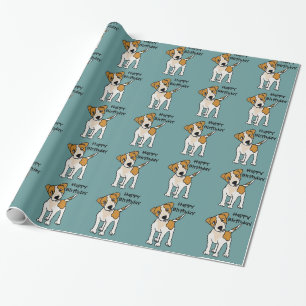 Rolig hund för valp för jackRussell Terrier Presentpapper