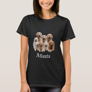 Rolig Hund Golden Retriever Bootleg Atlanta Georgi T Shirt