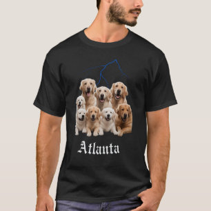 Rolig Hund Golden Retriever Bootleg Atlanta Georgi T Shirt